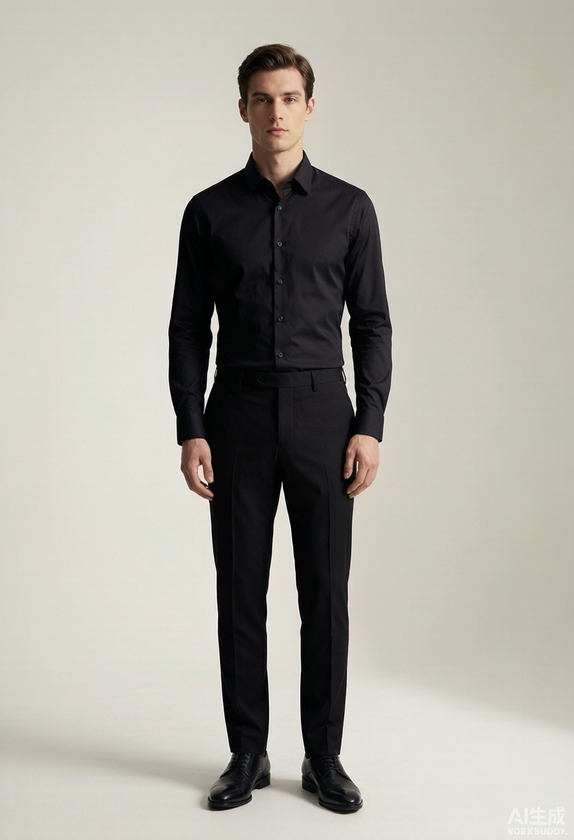 HUGO Jason Slim Fit Formal Shirt Black – Bild 6