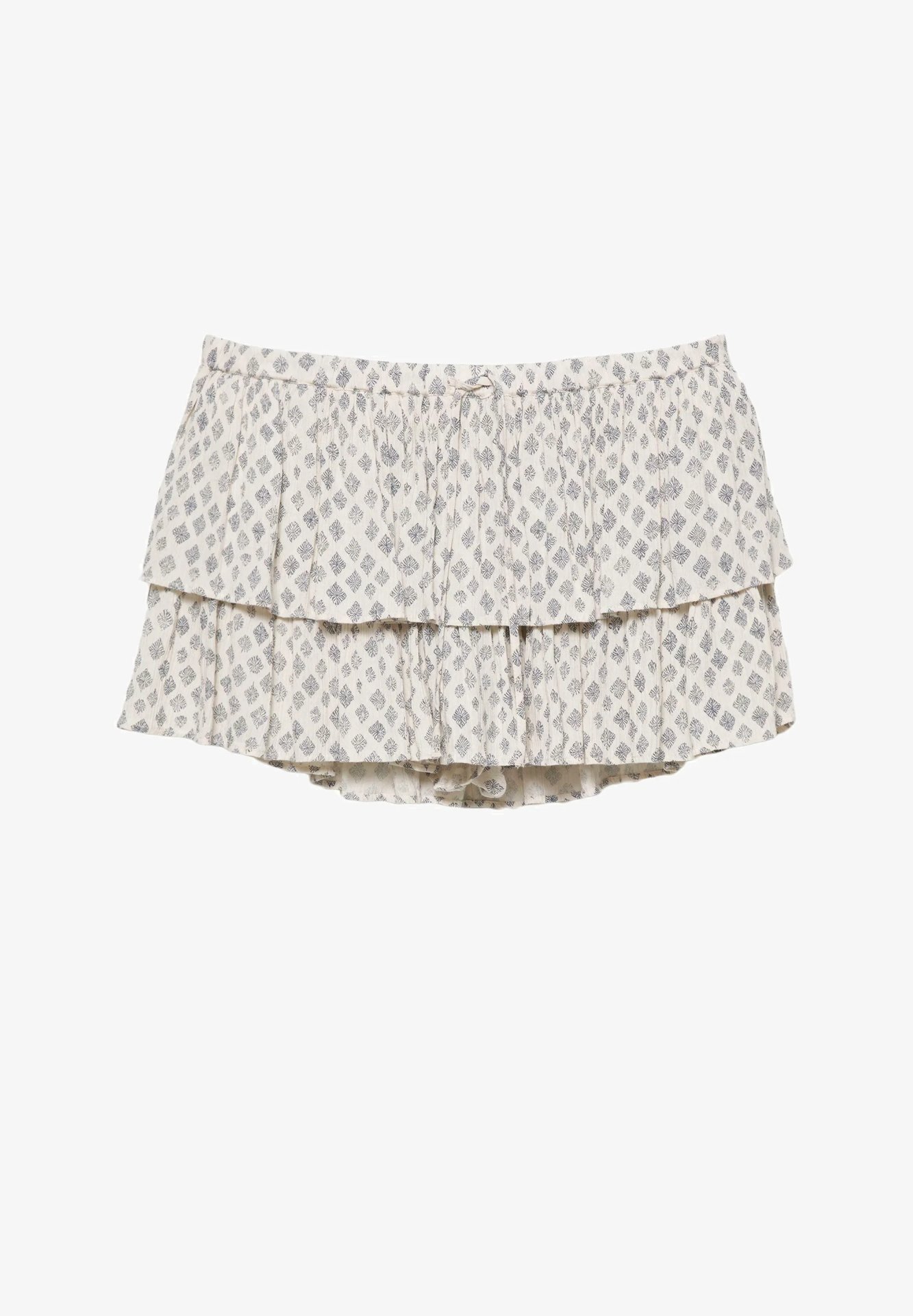 PULL&BEAR Ruffled Tiered Mini Shorts - Image 12