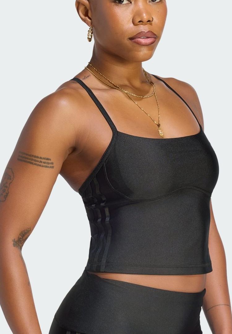 adidas Performance SUPERSTAR BRA TEE - Print T-Shirt - night indigo - Image 4