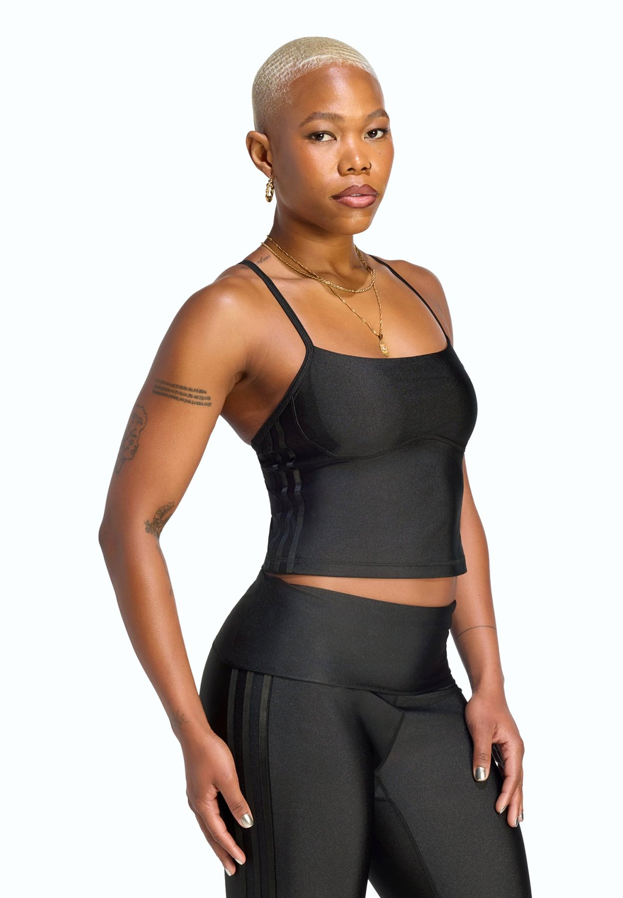 adidas Performance SUPERSTAR BRA TEE - Print T-Shirt - night indigo - Image 5