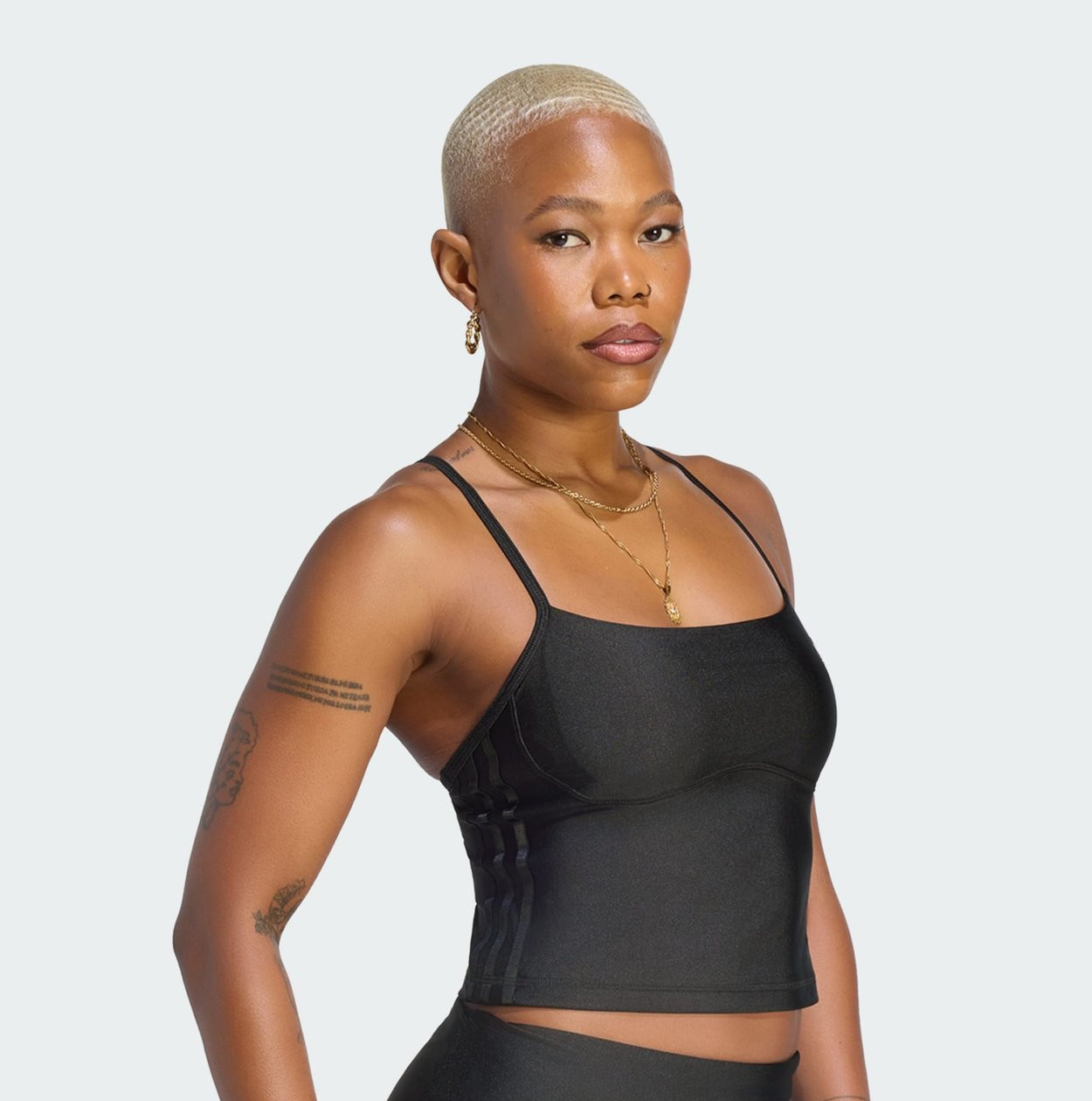 adidas Performance SUPERSTAR BRA TEE - Print T-Shirt - night indigo - Image 2