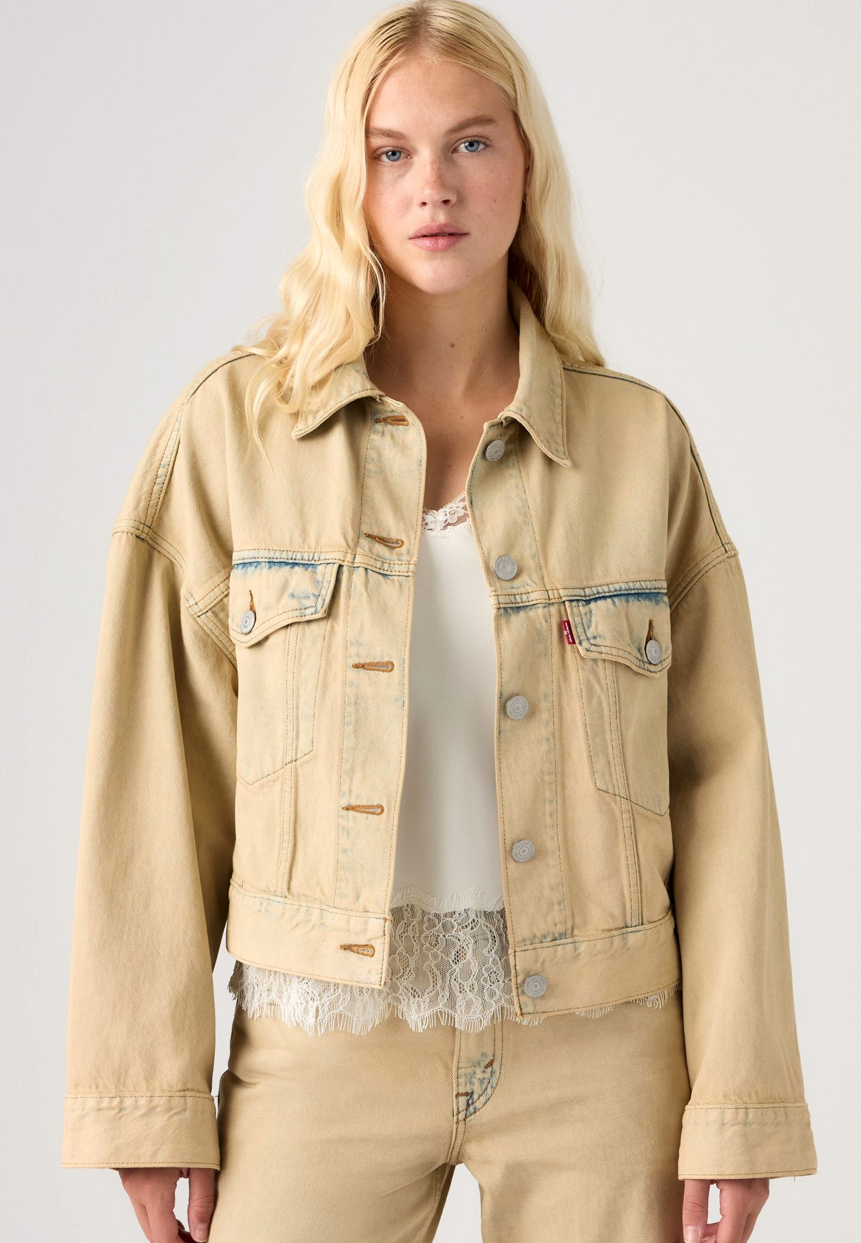 Levi's LOOSE CROP TRUCKER - Denim Jacket - new hire - Image 5