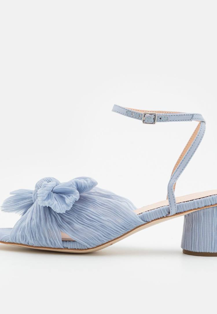 Loeffler Randall DAHLIA BOW LOW HEEL - Sandals - blue - Image 4