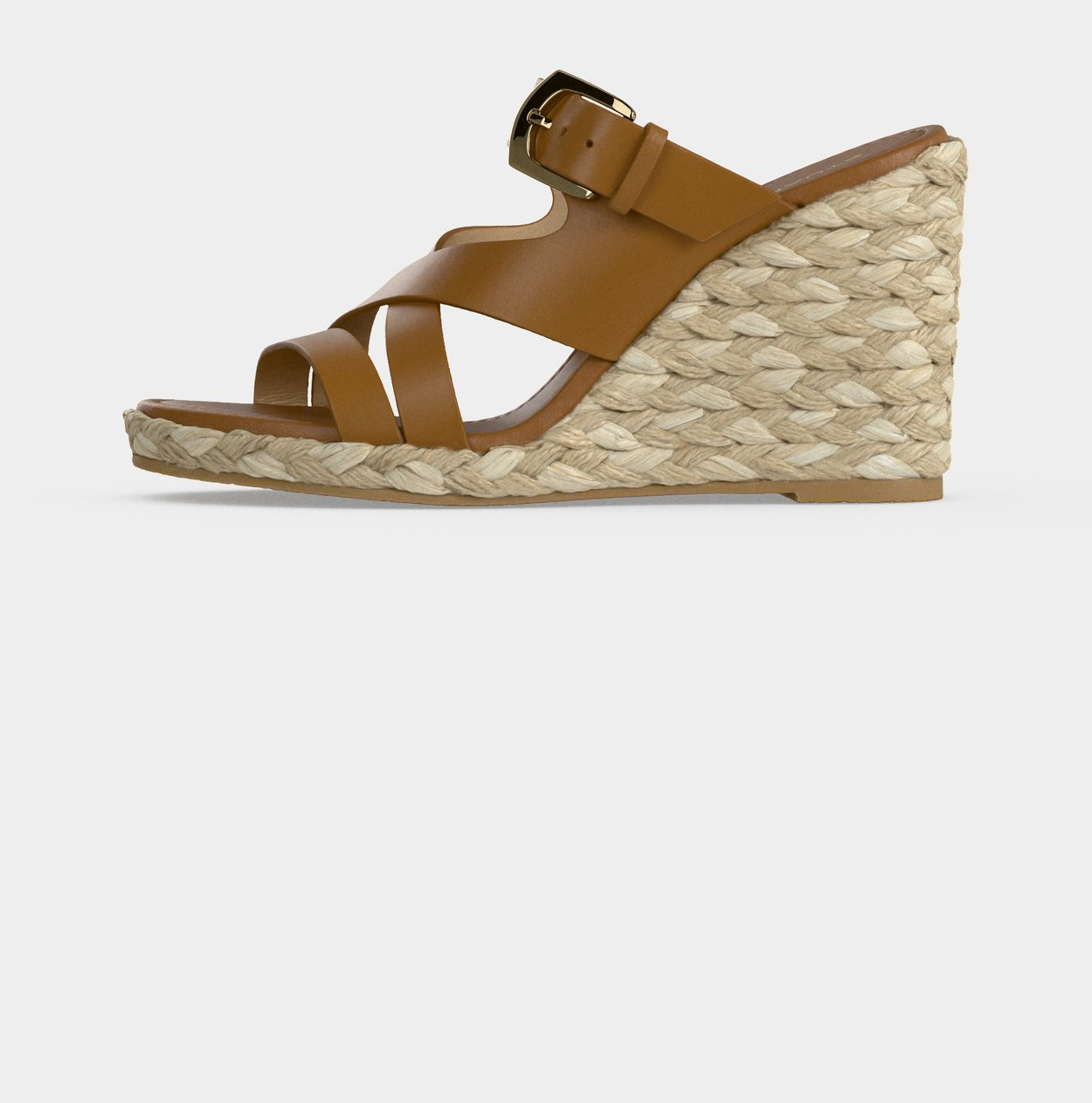 Stuart Weitzman SAI WEDGE - Heeled Mules - boho tan - Image 3