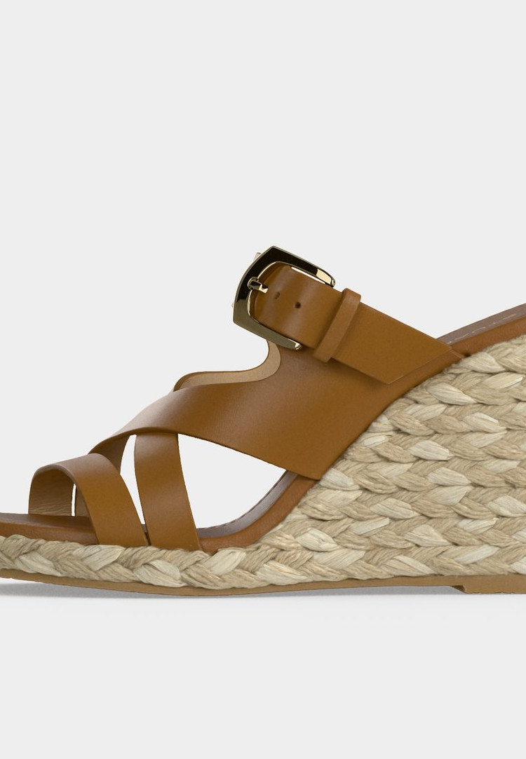 Stuart Weitzman SAI WEDGE - Heeled Mules - boho tan - Image 4