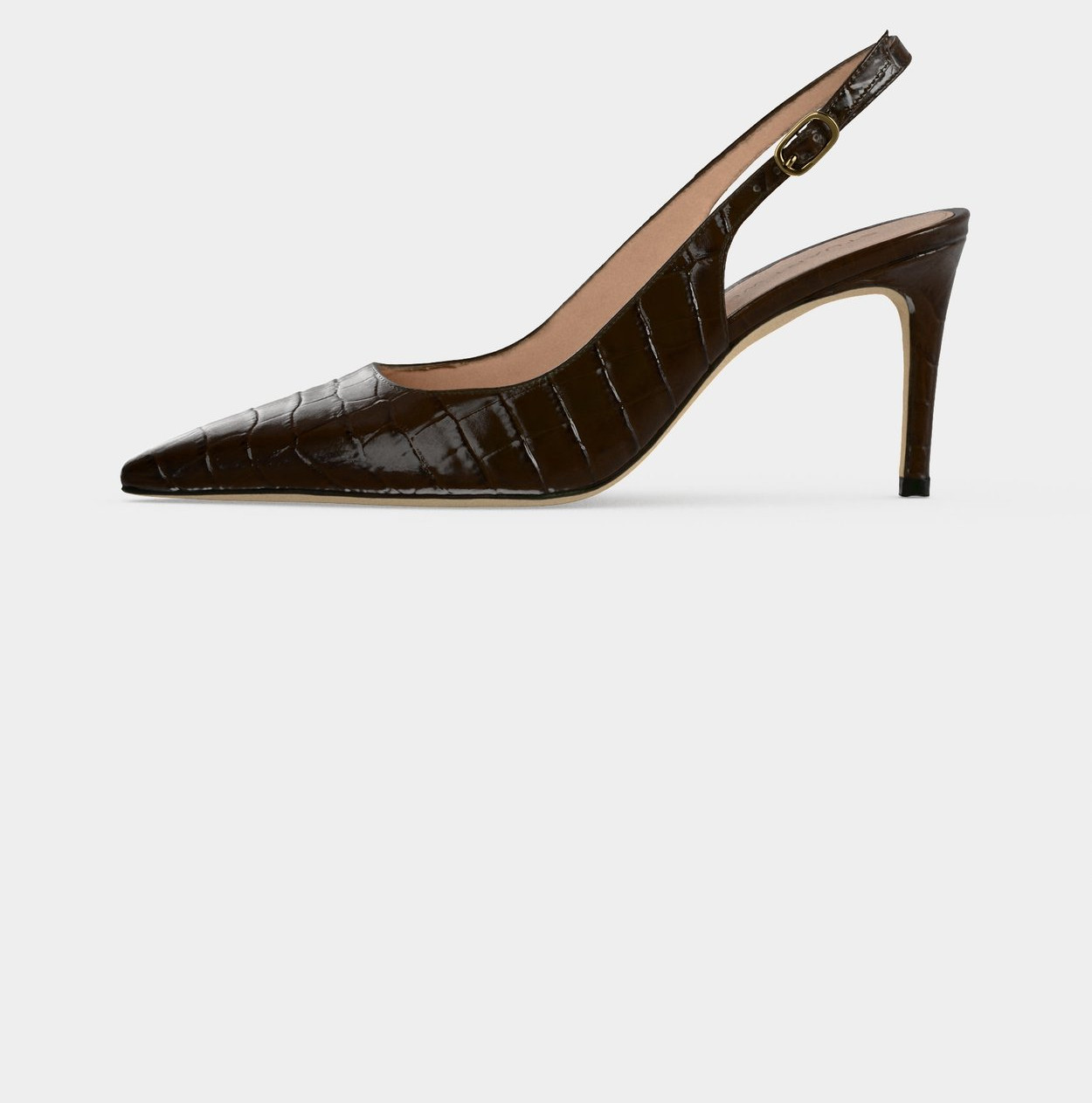 Stuart Weitzman POWER SLINGBACK 75 - High Heels - walnut - Image 3