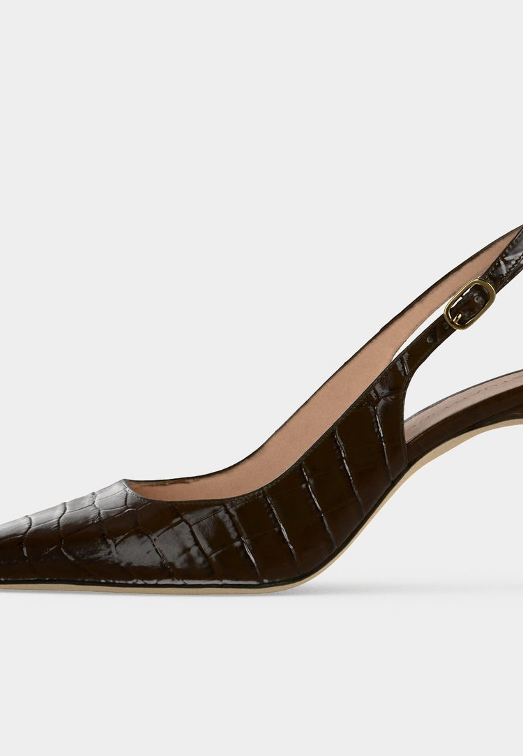 Stuart Weitzman POWER SLINGBACK 75 - High Heels - walnut - Image 4