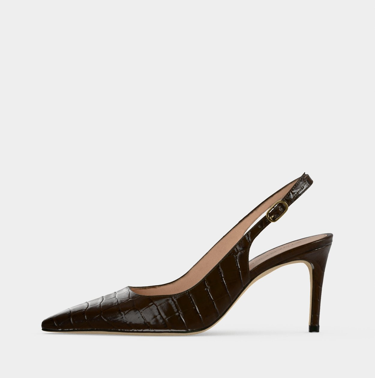 Stuart Weitzman POWER SLINGBACK 75 - High Heels - walnut - Image 2
