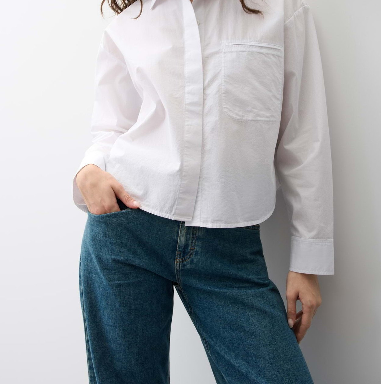OPUS PANTS LANGARMBLUSE FEMI - Button-Down Blouse - white - Image 3