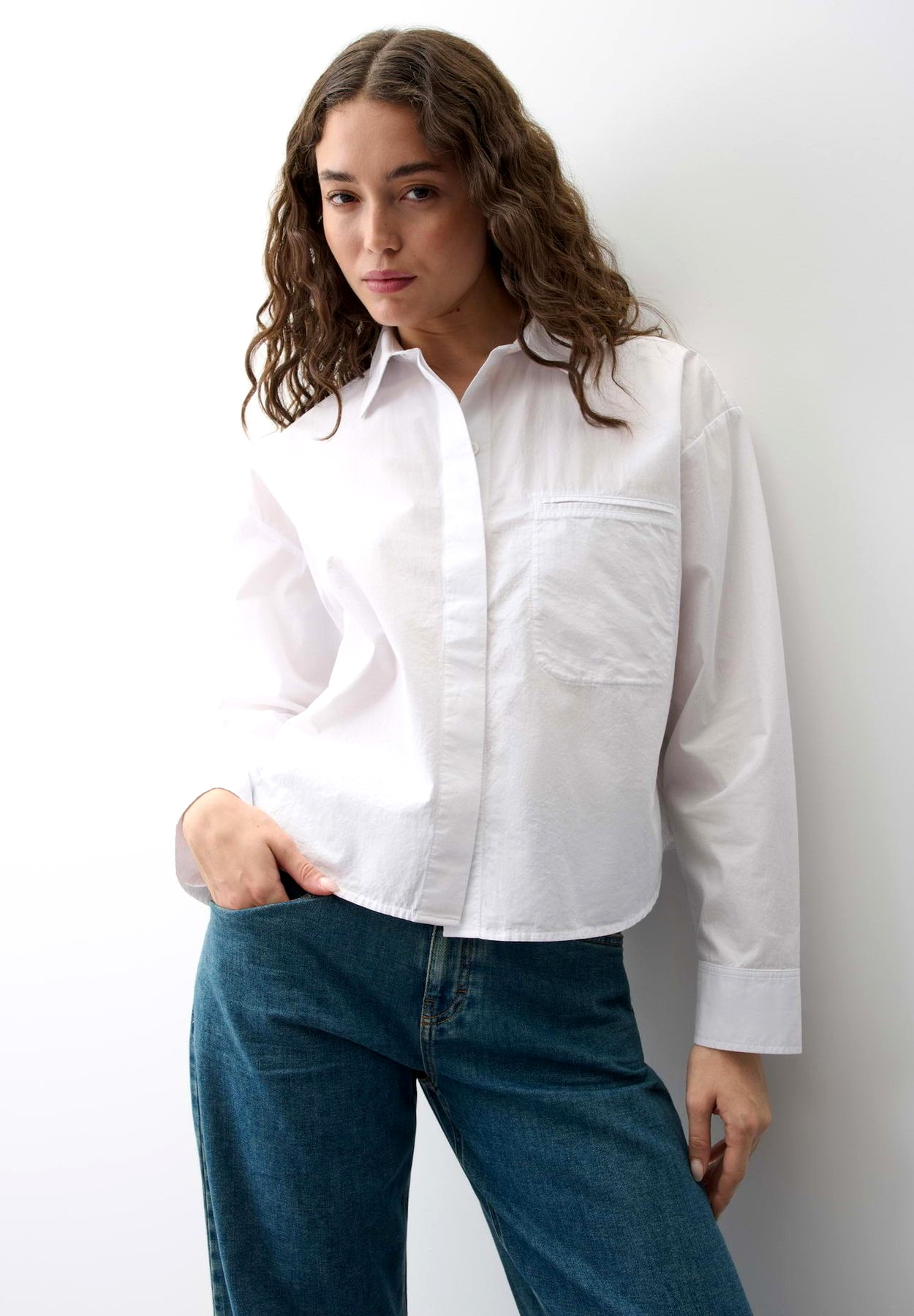 OPUS PANTS LANGARMBLUSE FEMI - Button-Down Blouse - white - Image 5