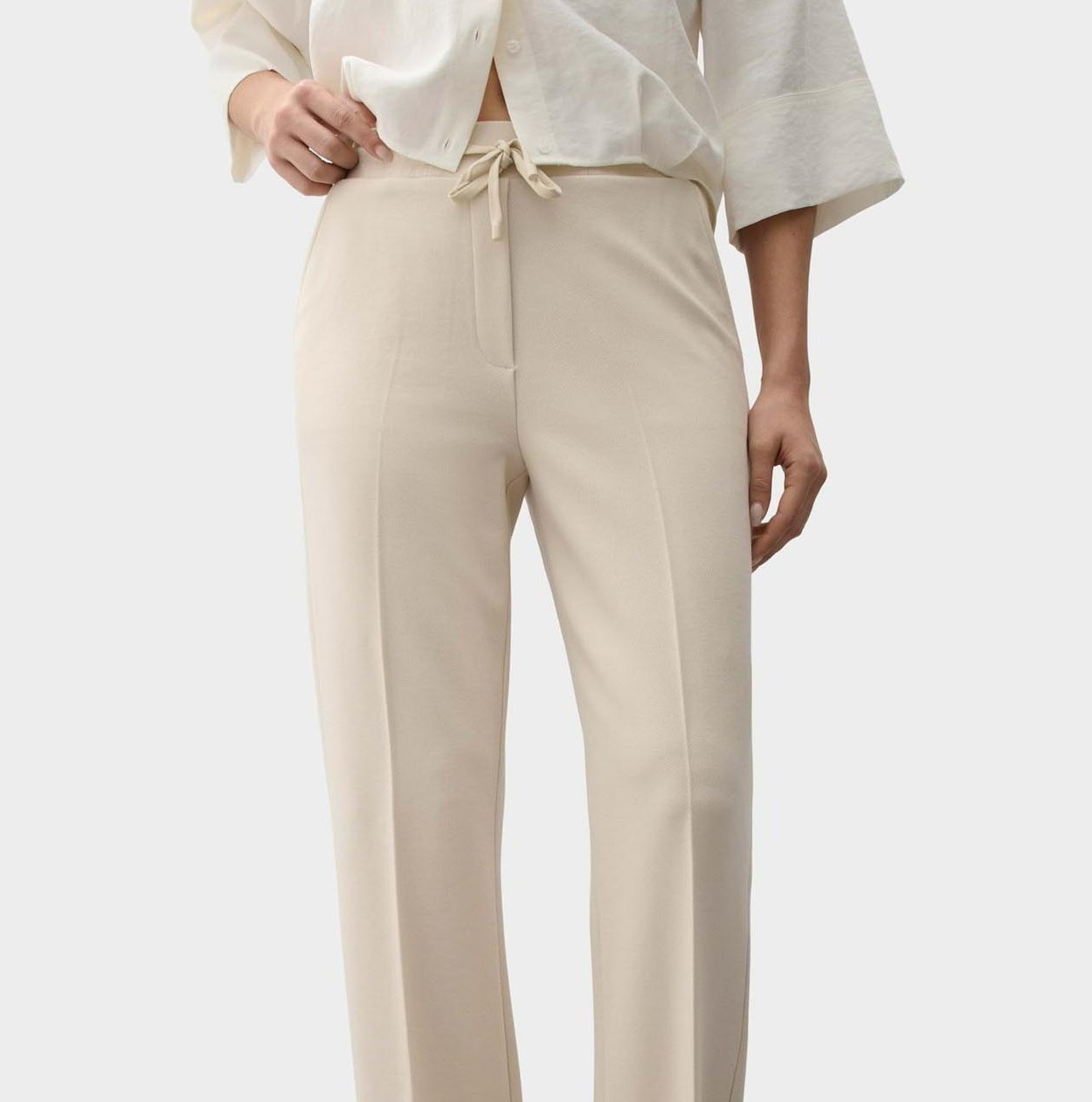 OPUS PANTS WIDE LEG PANTS MACIE - Trousers - natural glaze - Image 2