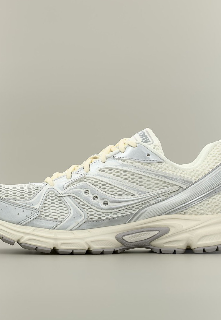 Saucony RIDE MILLENNIUM UNISEX - Trainers - cream/silver-coloured - Image 4