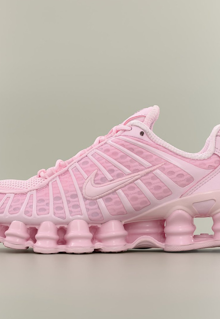 Nike Sportswear SHOX TL - Trainers - pink foam/metallic silver - Image 4