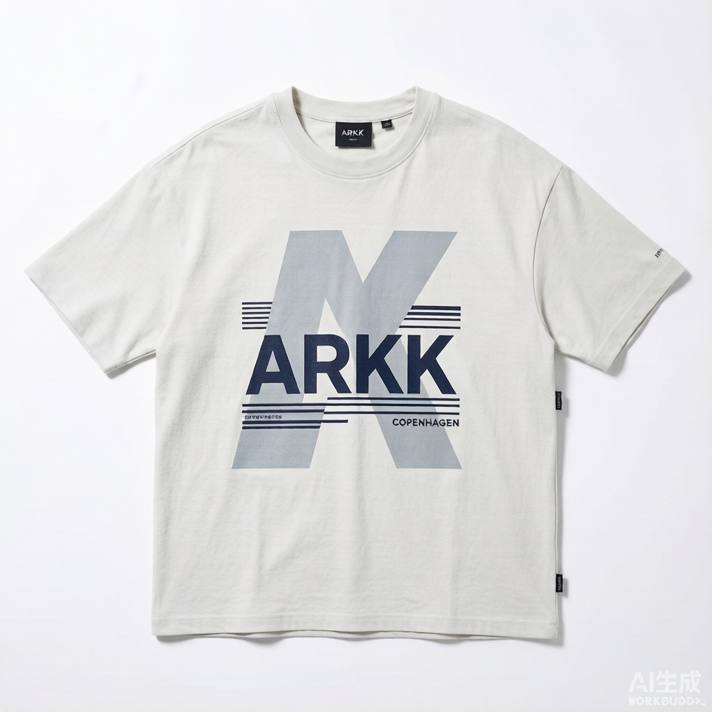 ARKK Copenhagen Boxy Tee Print T-Shirt - Image 5