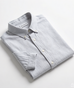 ARKK Copenhagen Logo Seersucker Shirt