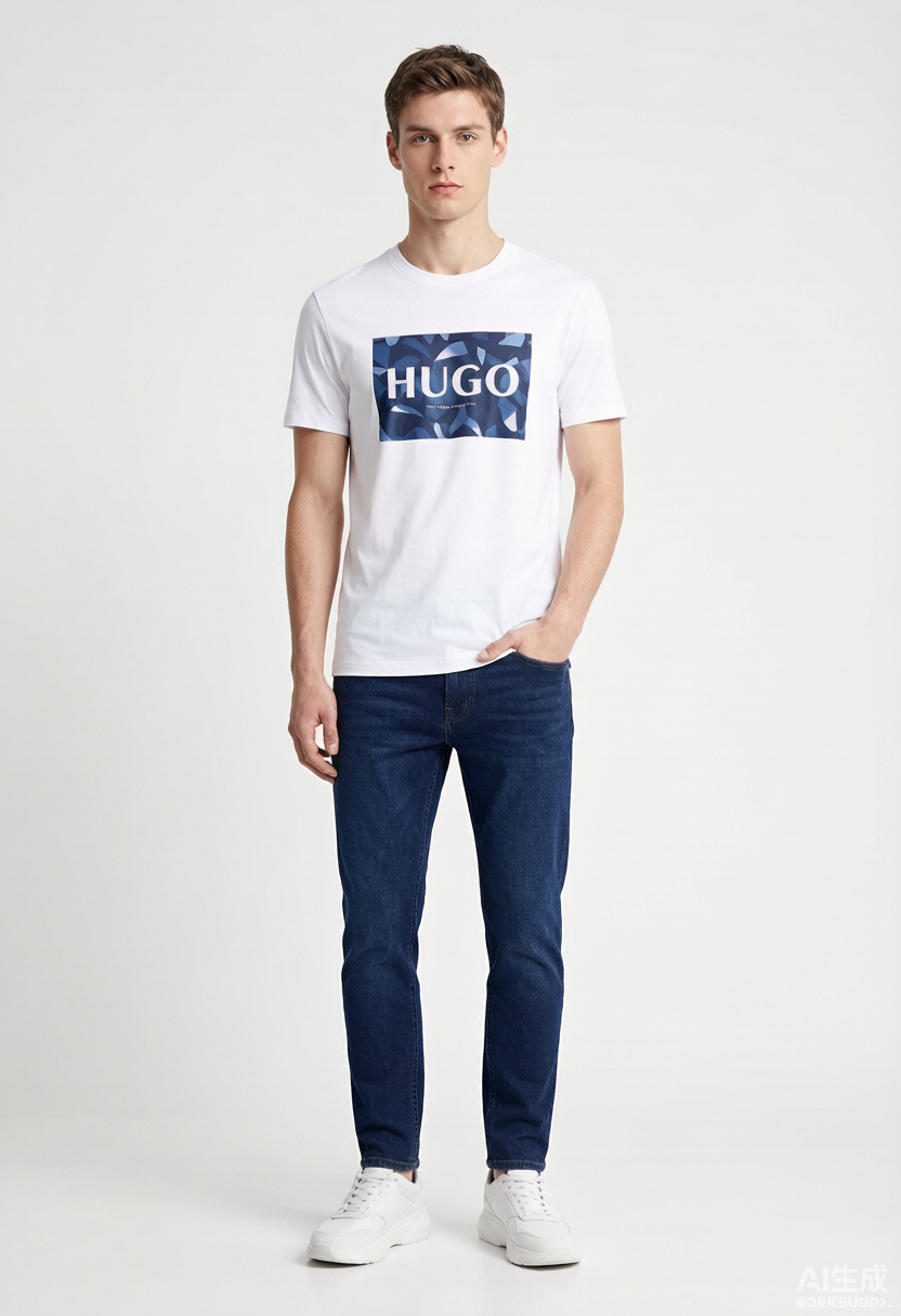 HUGO Nulaxo Print T-Shirt - Image 6