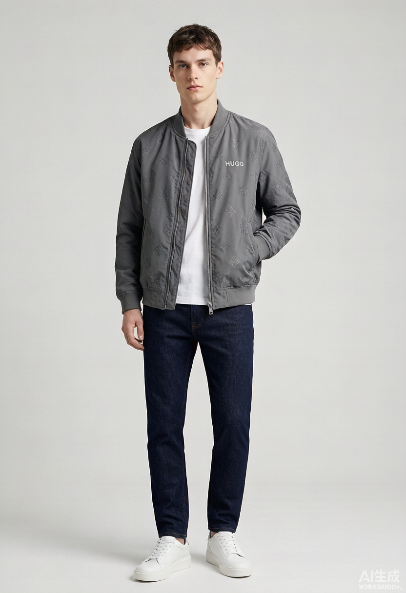 HUGO Ukashi Bomber Jacket - Image 6