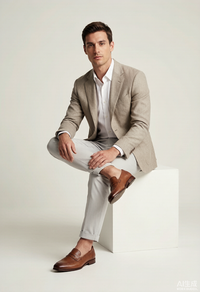 Pier One Leather Slip-Ons - Image 4