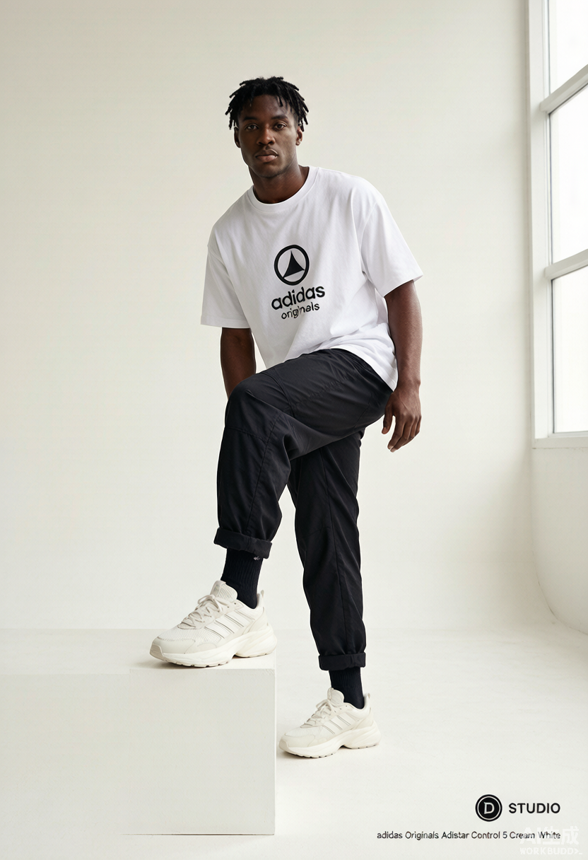 adidas Originals Adistar Control 5 Cream White - Image 4