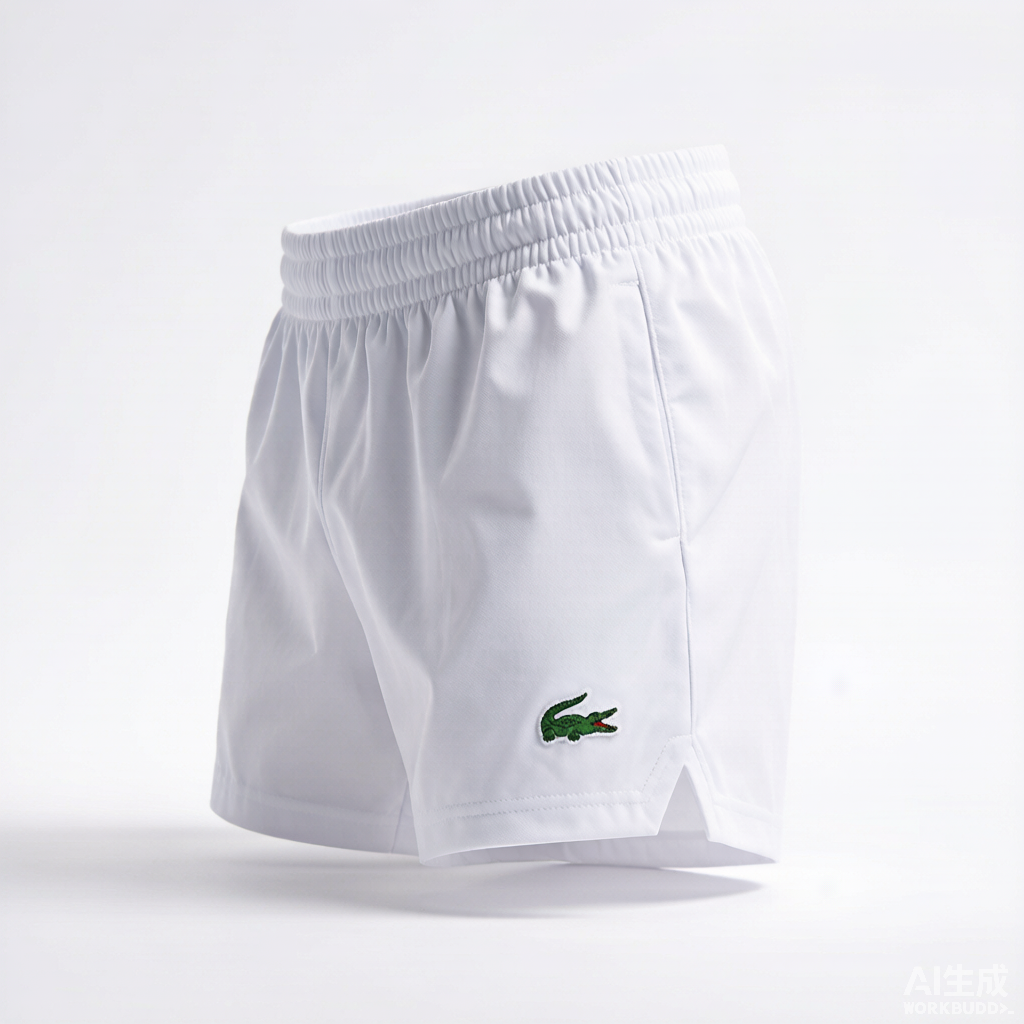 Lacoste Tracksuit Shorts Blanc