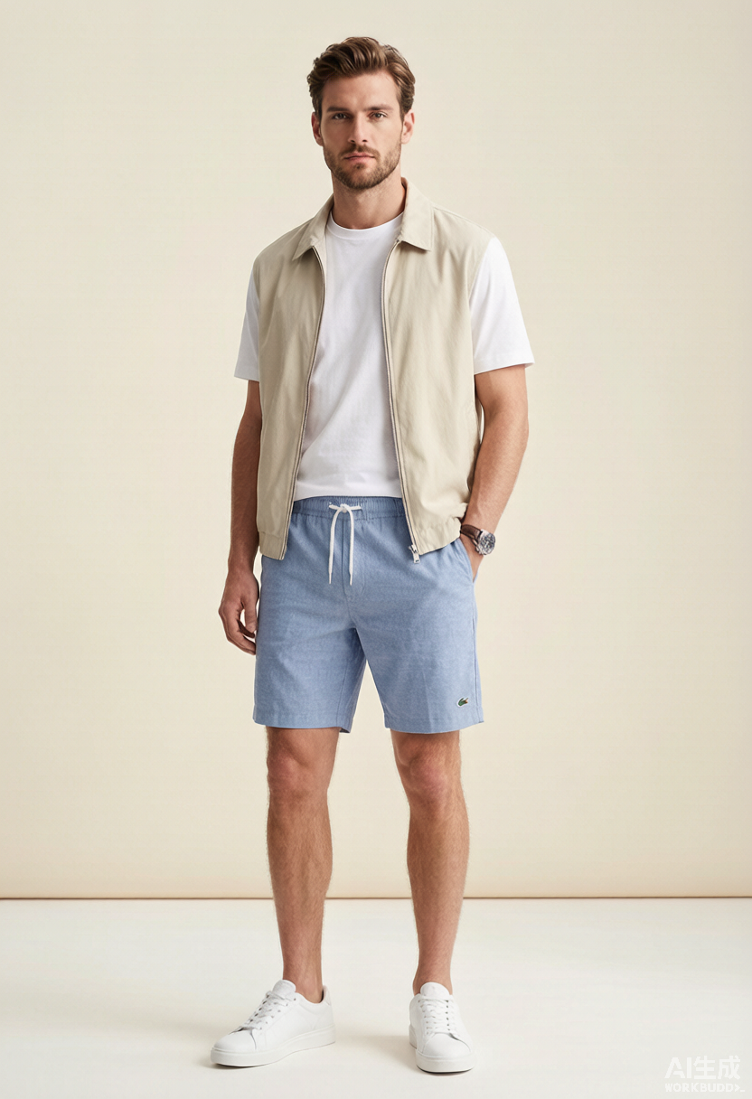 Lacoste Shorts Chambray - Image 6