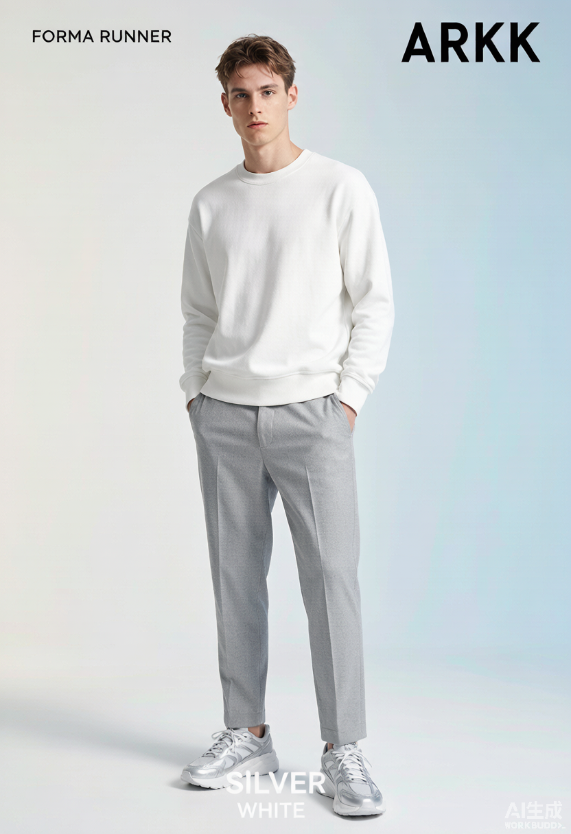 ARKK Copenhagen Forma Runner Silver White - Image 4