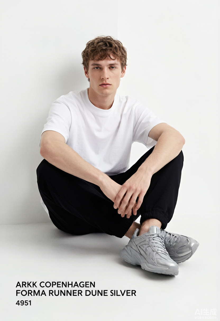 ARKK Copenhagen Forma Runner Dune Silver - Image 4