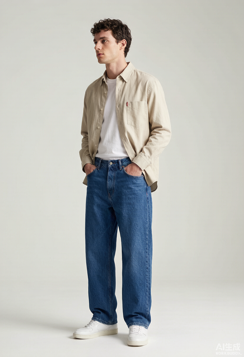 Levi's 578 Baggy Jeans 8AM - Image 6