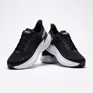 HOKA Clifton 11 Black White