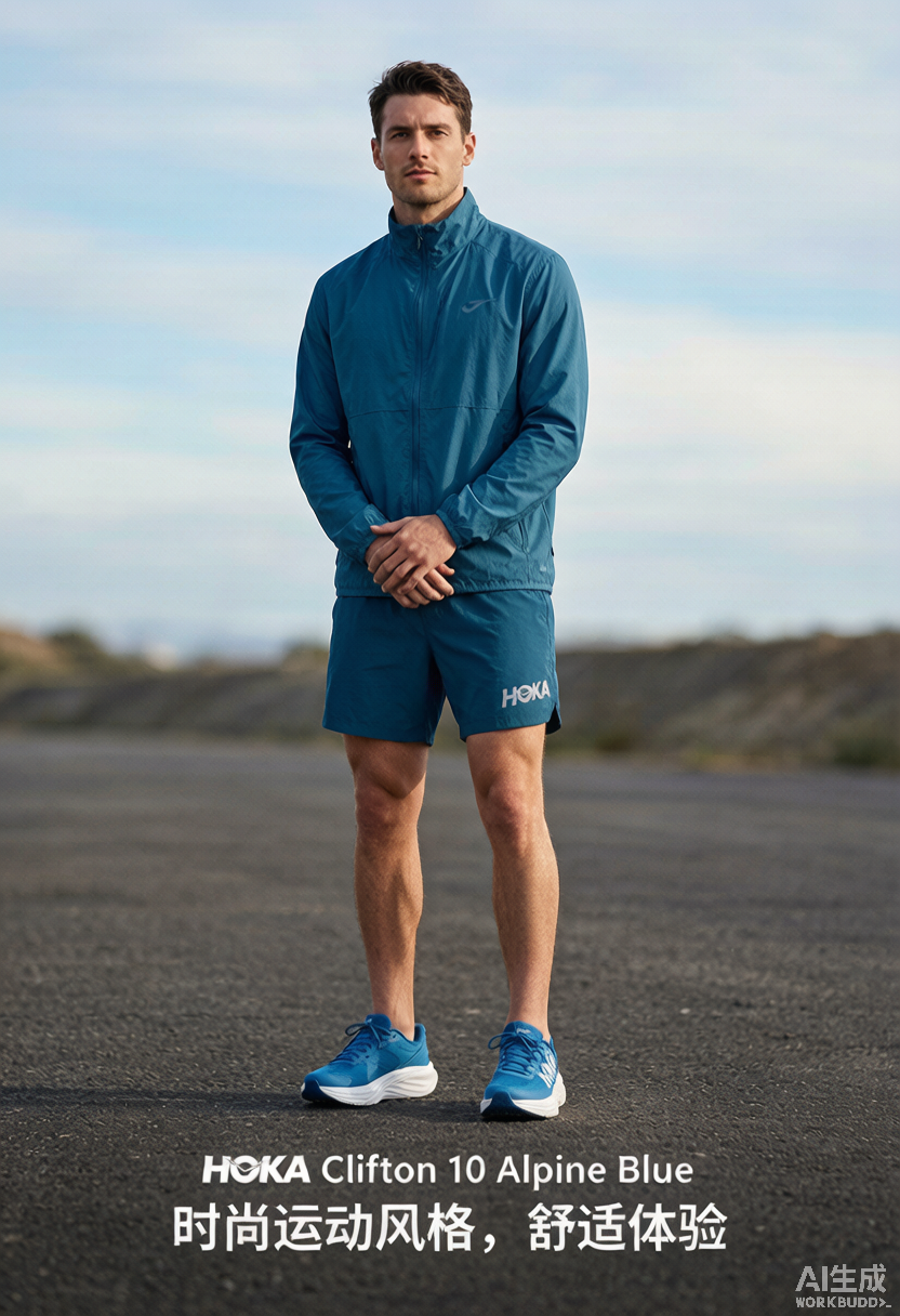 HOKA Clifton 10 Alpine Blue - Image 3