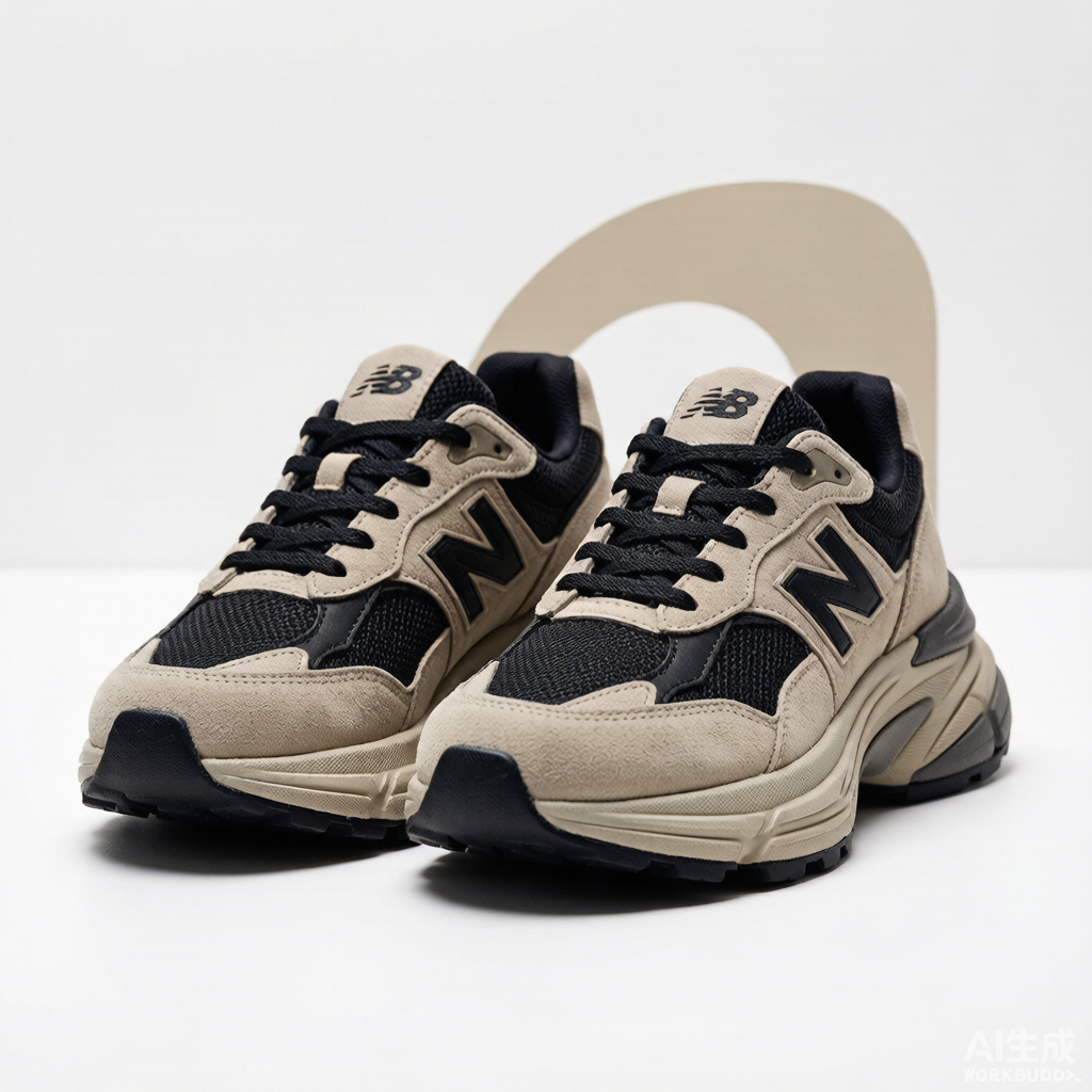 New Balance U204L Beige Black - Image 3