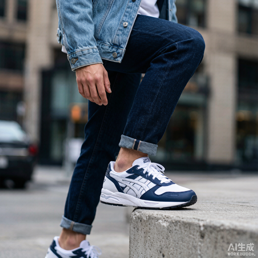 ASICS SportStyle GEL-NYC White Midnight - Image 4