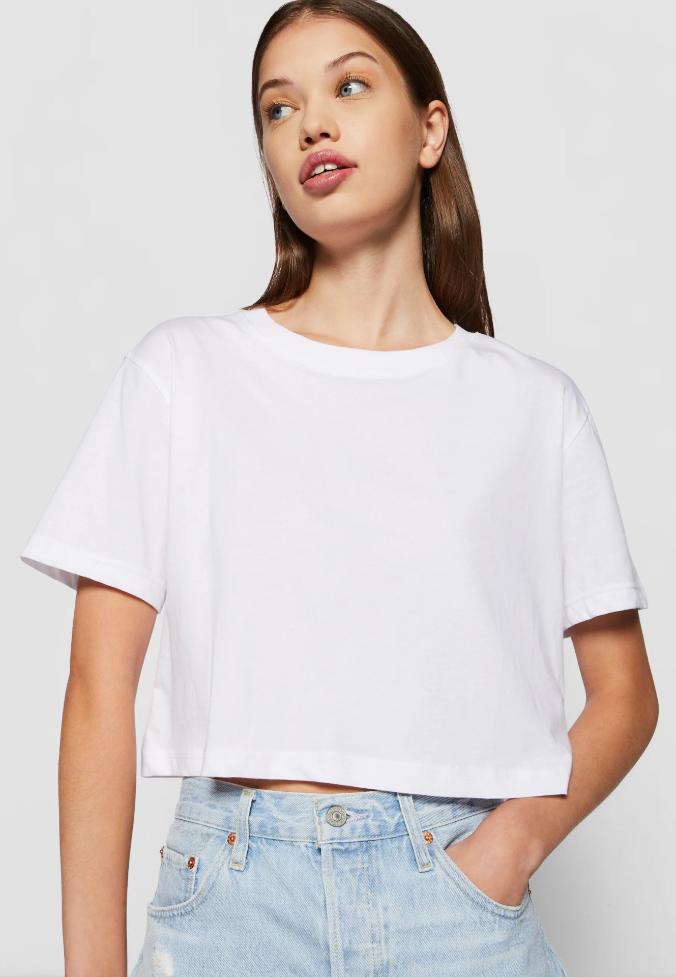 Urban Classics LADIES SHORT OVERSIZED TEE – Basic T-Shirt – White