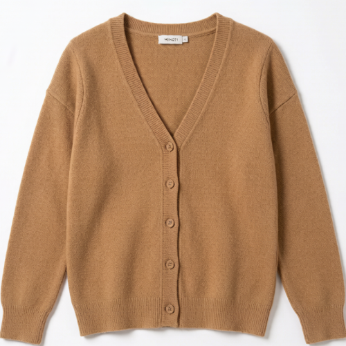 Buttoned Front With V-Neck Jumper - Image 5