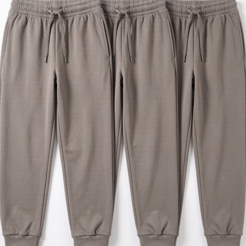 Regular Fit Baby Straight Leg Joggers 3 Pack - Image 5
