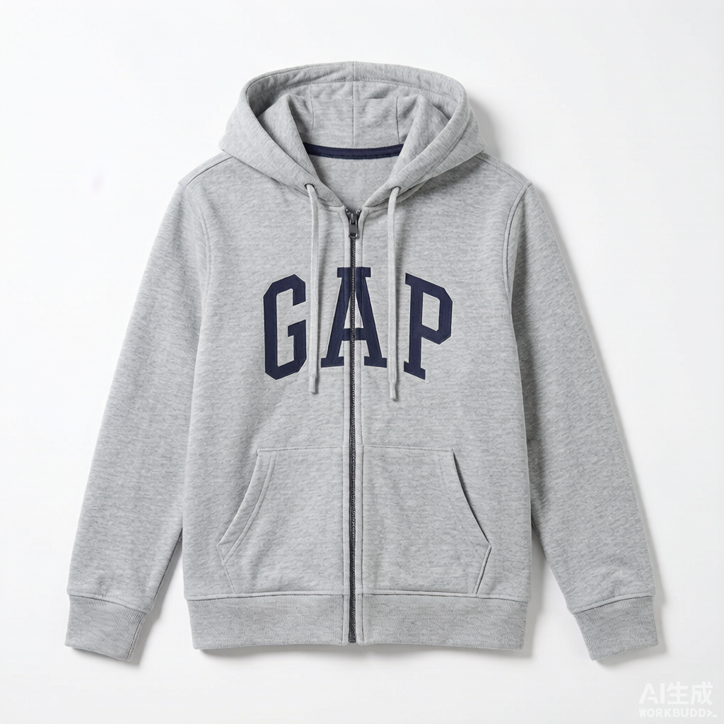 Relaxed Gap Logo Zip Hoodie