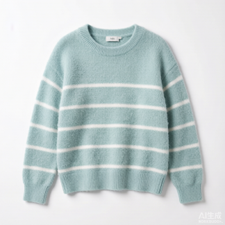 Fluffy Striped Jumper