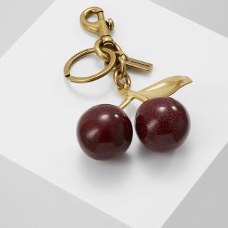 COACH CHERRY BAG CHARM - Keyring - red