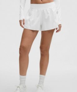 lululemon SHAKE IT OUT HIGH-RISE RUN 6CM - Sports Shorts - white