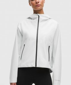 lululemon LIGHTWEIGHT WATERPROOF RUNNING - Training Jacket - white