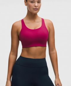 lululemon ENERGY BRA HIGH SUPPORT B-G CUPS - Sports Bra - raspberry rave