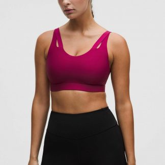 lululemon LEVITATION - Sports Bra - raspberry rave