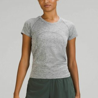 lululemon SWIFTLY TECH SHORT-SLEEVE 2.0 RACE LENGTH - T-Shirt - slate white