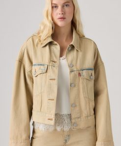 Levi's LOOSE CROP TRUCKER - Denim Jacket - new hire