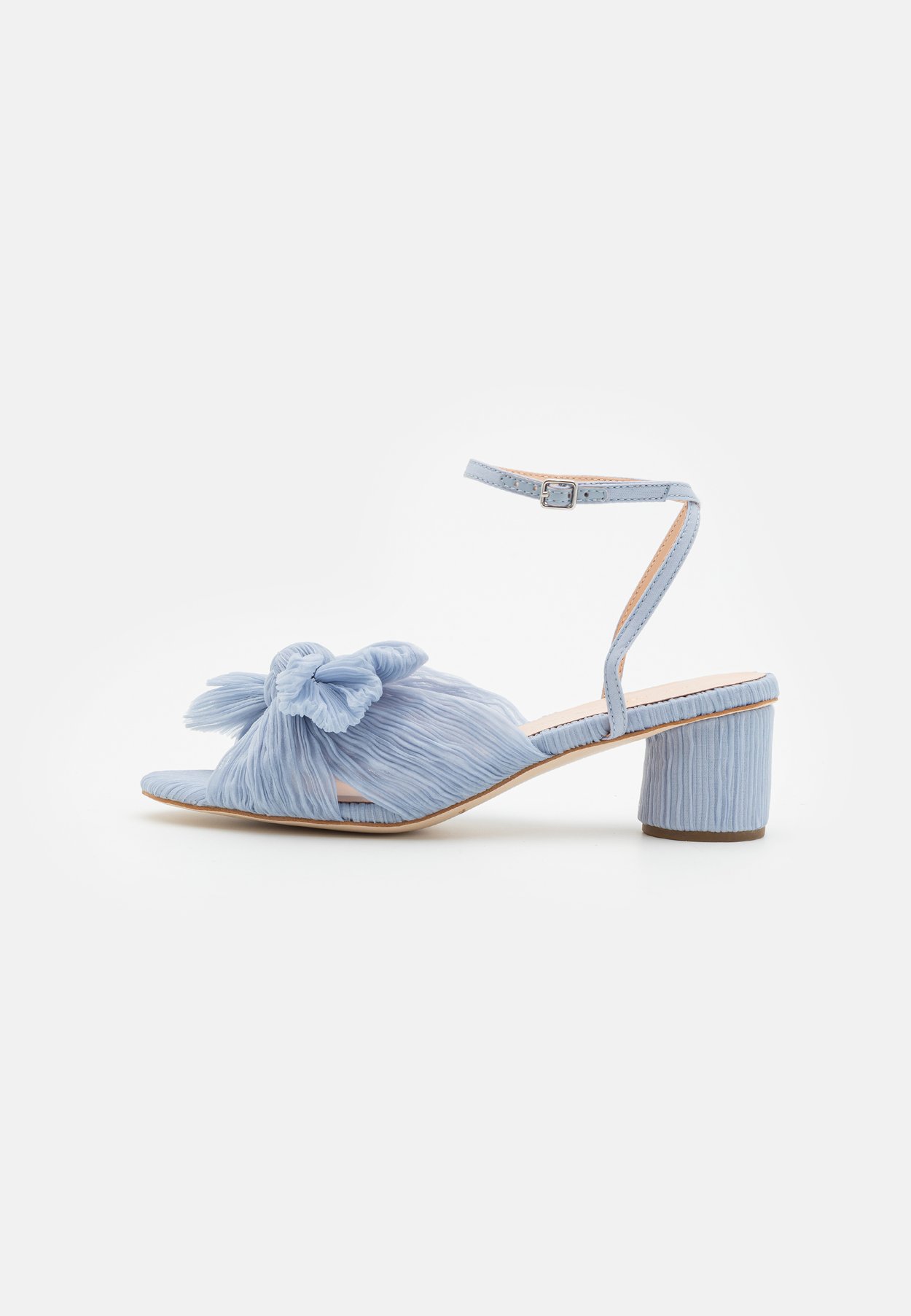 Loeffler Randall DAHLIA BOW LOW HEEL - Sandals - blue