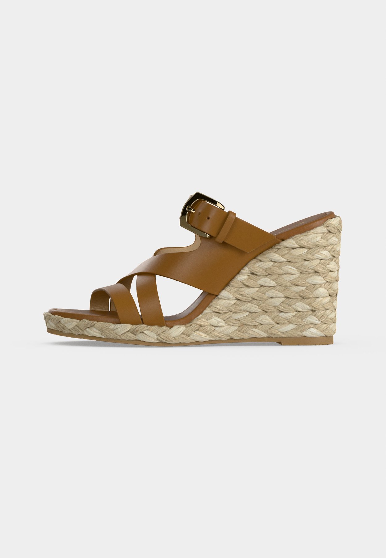 Stuart Weitzman SAI WEDGE - Heeled Mules - boho tan