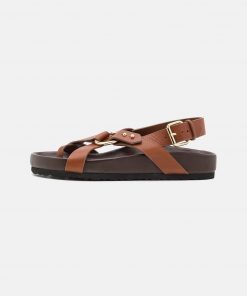 Sœur MEXICO - T-Bar Sandals - cognac