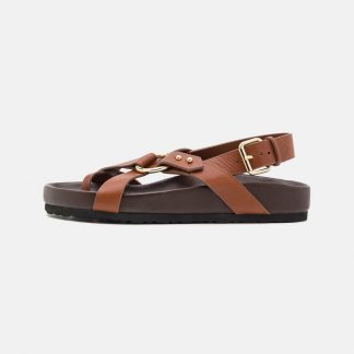 Sœur MEXICO - T-Bar Sandals - cognac