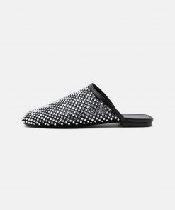 Stuart Weitzman BAREITALL SHINE MULE - Mules - black