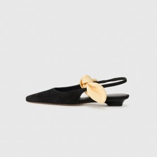 NEOUS UBA - Slingback Ballet Pumps - black